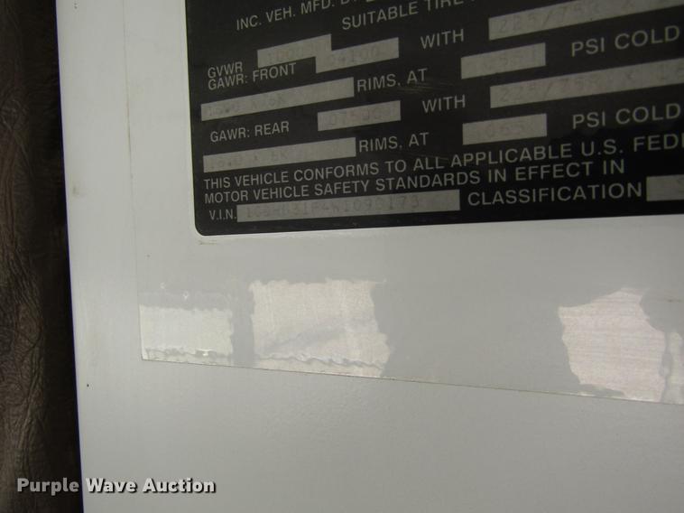 image for item DD8742 1998 GMC Savana G3500 Cargo school bus