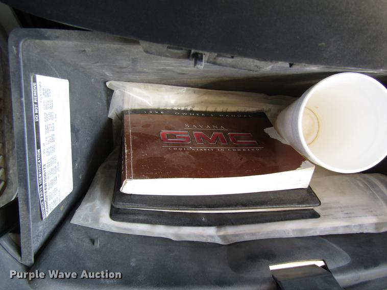 image for item DD8742 1998 GMC Savana G3500 Cargo school bus