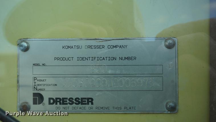 image for item DE3096 1993 Galion Dresser 850 motor grader