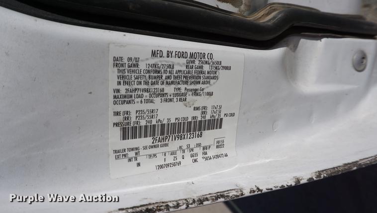 image for item DE3171 2008 Ford Crown Victoria Police Interceptor