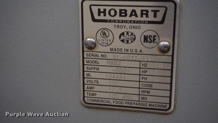 image for item DN9296 Hobart mixer