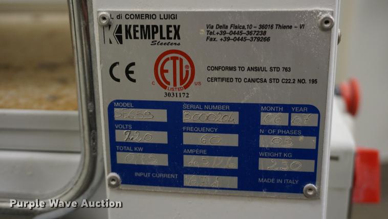 image for item DS9435 Univex SFG59 dough sheeter