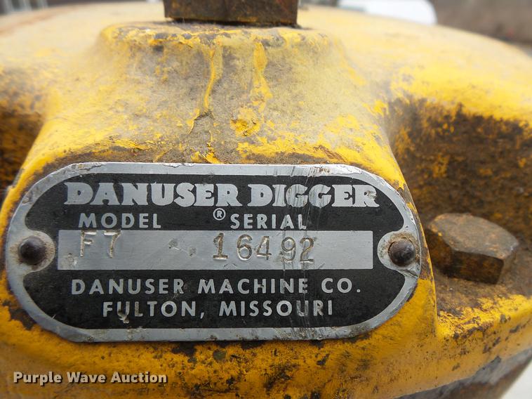 image for item DV9550 Danuser 16492 post hole auger