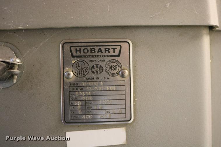 image for item DW9888 Hobart H-600T mixer