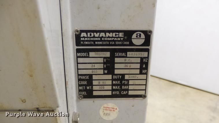 image for item EA9918 (2) Advance Convertomatic 20B floor scrubbers