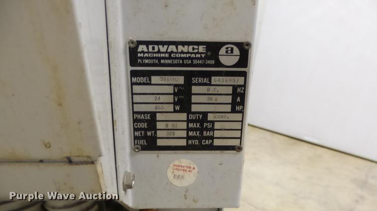 image for item EA9918 (2) Advance Convertomatic 20B floor scrubbers