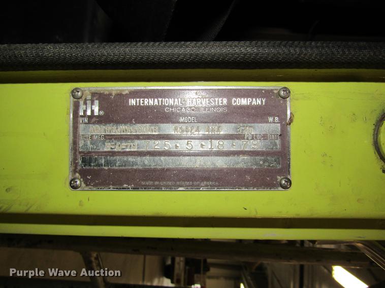 image for item EI9271 1979 International R1824 fire truck