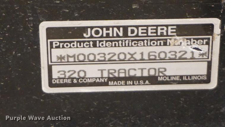 image for item EJ9277 John Deere 320 lawn mower