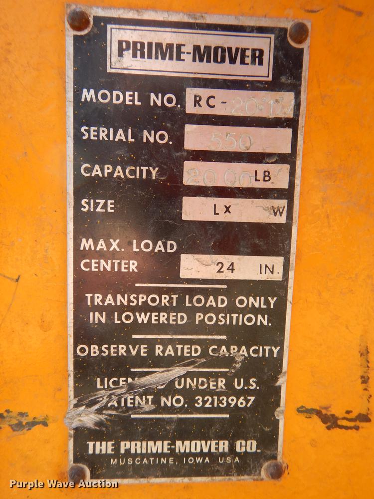 image for item EN9073 Yale RC-20144 forklift