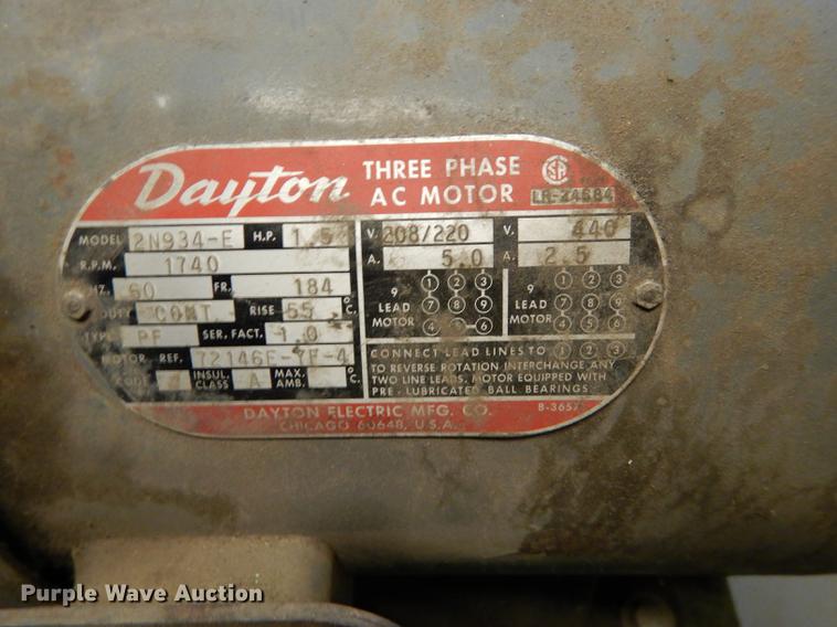 image for item EN9117 GE 5Z359A air compressor