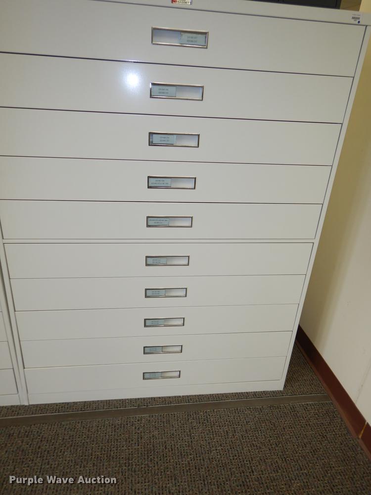 image for item EN9130 (3) Russ Bassett card/microfiche cabinets