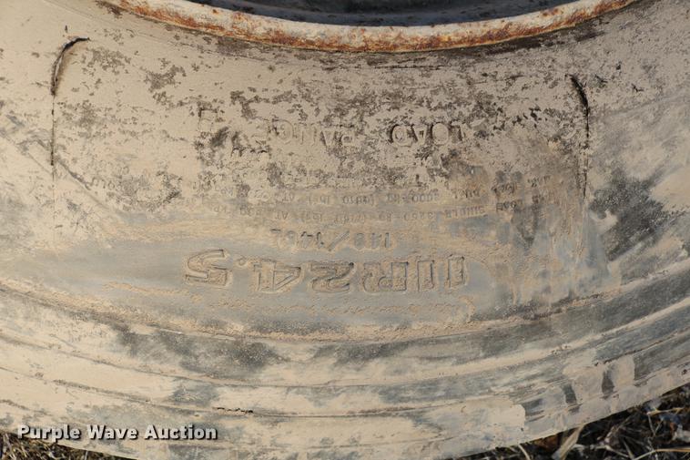 image for item EW9009 (4) Goodyear G149RSA 11R24.5 tires and wheels