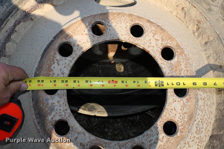 image for item EW9009 (4) Goodyear G149RSA 11R24.5 tires and wheels