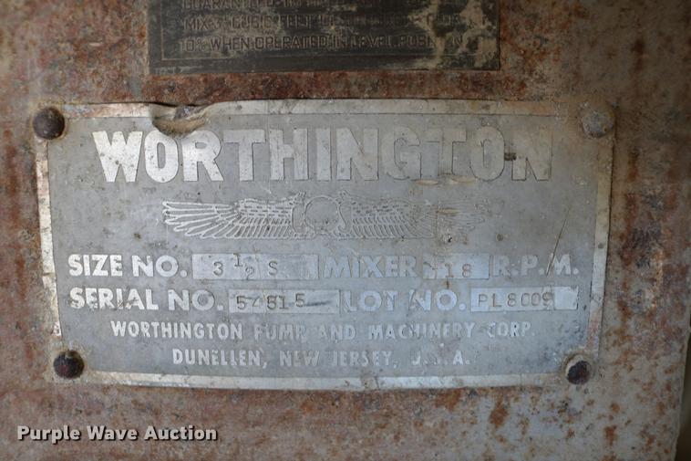 image for item EW9013 Worthington cement mixer