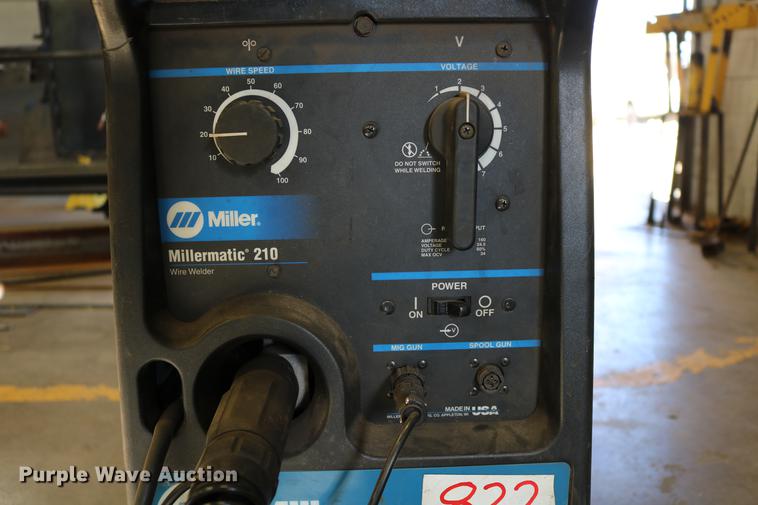 image for item EW9030 Miller Millermatic 210 MIG wire welder