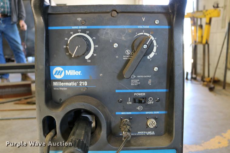 image for item EW9031 Miller Millermatic 210 MIG wire welder