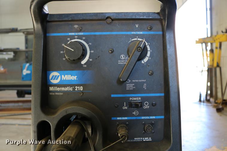 image for item EW9032 Miller Millermatic 210 MIG wire welder