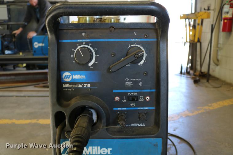 image for item EW9033 Miller Millermatic 210 MIG wire welder