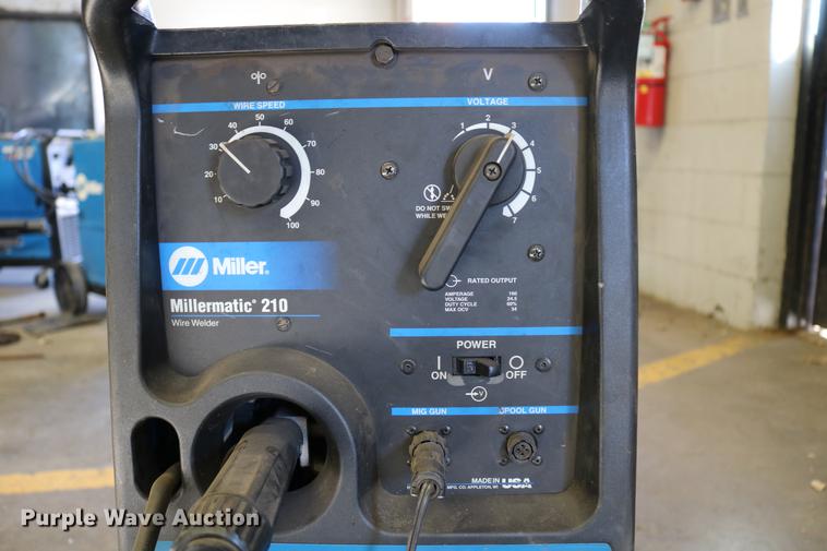 image for item EW9034 Miller Millermatic 210 MIG wire welder