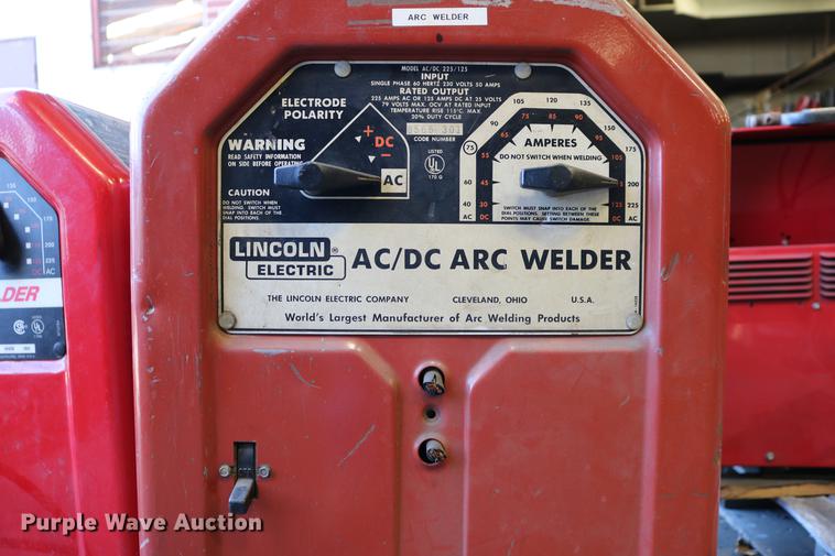 image for item EW9036 (4) Lincoln arc welders
