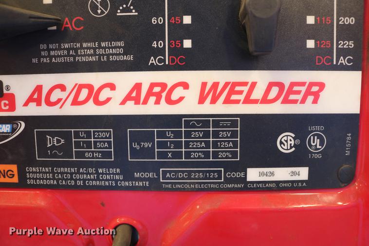 image for item EW9036 (4) Lincoln arc welders