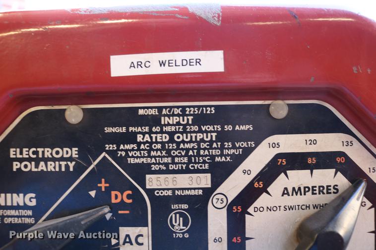image for item EW9036 (4) Lincoln arc welders