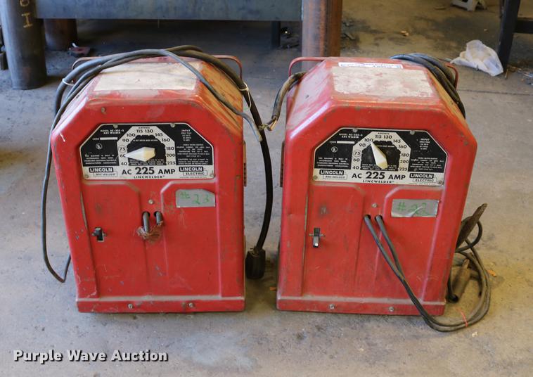 image for item EW9039 (2) Lincoln arc welders