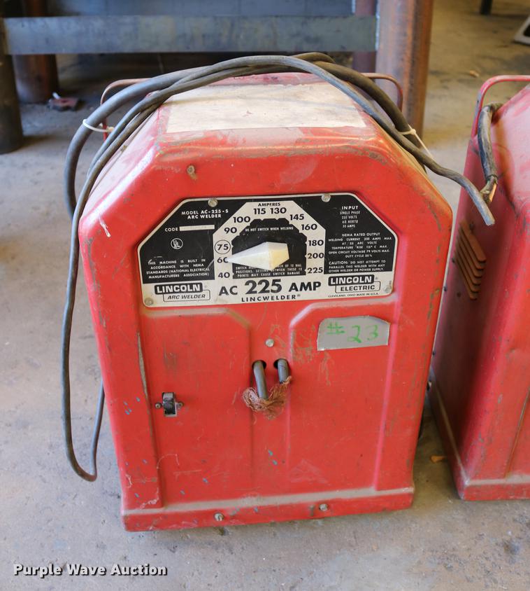 image for item EW9039 (2) Lincoln arc welders