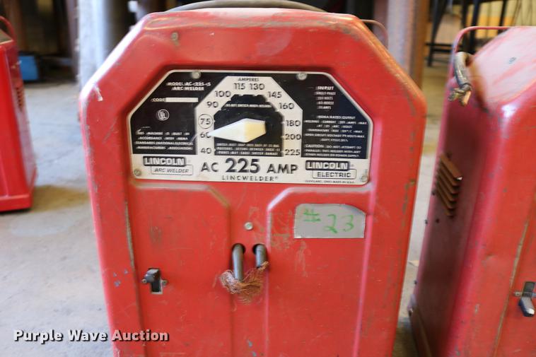 image for item EW9039 (2) Lincoln arc welders