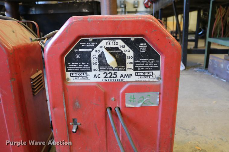 image for item EW9039 (2) Lincoln arc welders