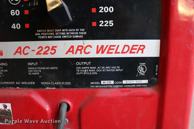 image for item EW9041 (3) Lincoln AC-225 arc welders