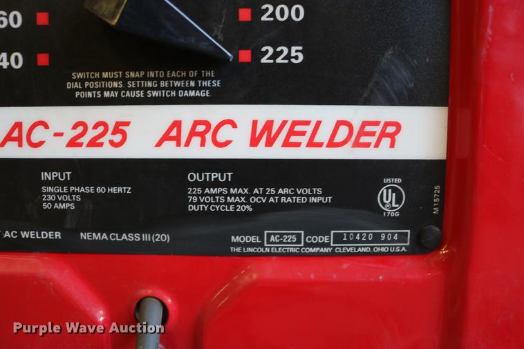 image for item EW9041 (3) Lincoln AC-225 arc welders