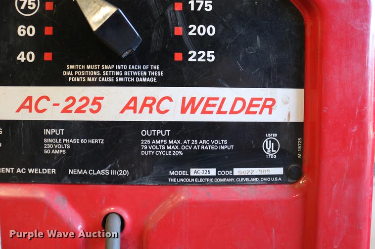 image for item EW9041 (3) Lincoln AC-225 arc welders