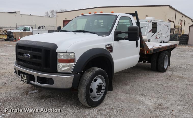 image for item DA8662 2008 Ford F450 flatbed truck
