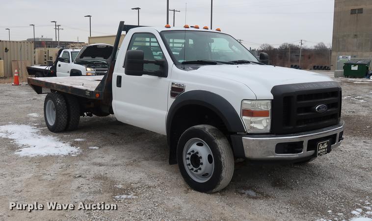 image for item DA8662 2008 Ford F450 flatbed truck