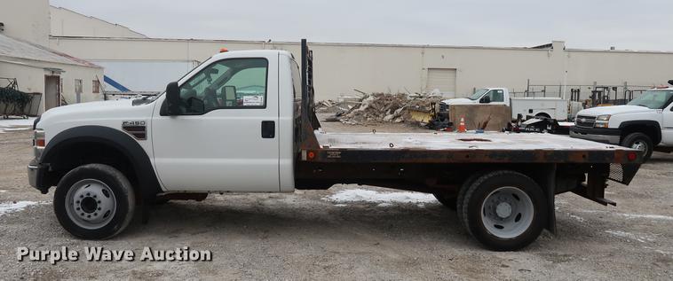 image for item DA8662 2008 Ford F450 flatbed truck