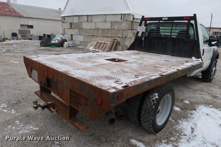 image for item DA8662 2008 Ford F450 flatbed truck
