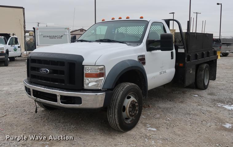 image for item DA8664 2008 Ford F450 Super Duty flatbed truck