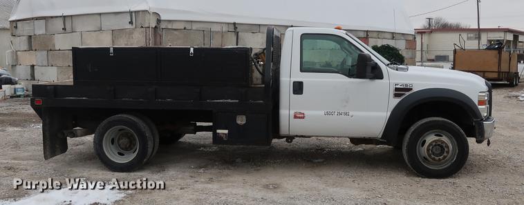 image for item DA8664 2008 Ford F450 Super Duty flatbed truck