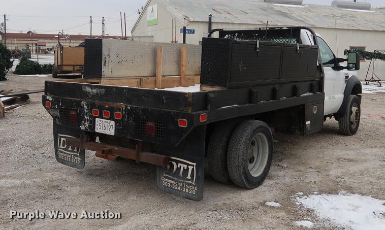 image for item DA8664 2008 Ford F450 Super Duty flatbed truck