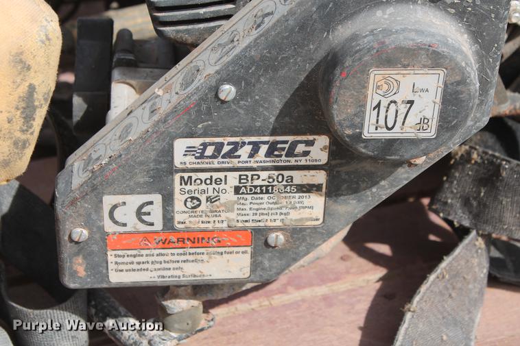 image for item DB5125 (8) Oztec BP-50A backpack concrete vibrators