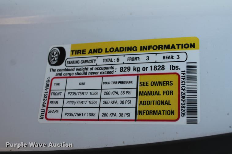 image for item DB5148 2013 Ford F150 XLT SuperCab pickup truck