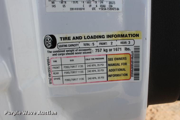 image for item DB5156 2014 Ford F150 XL SuperCrew pickup truck