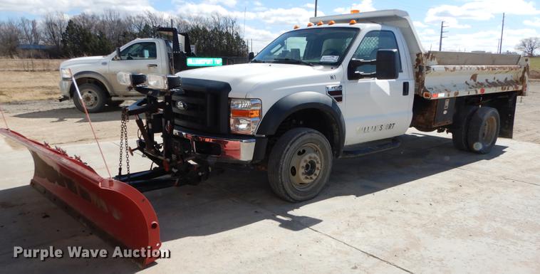 image for item DC0306 2008 Ford F450 Super Duty XL dump truck