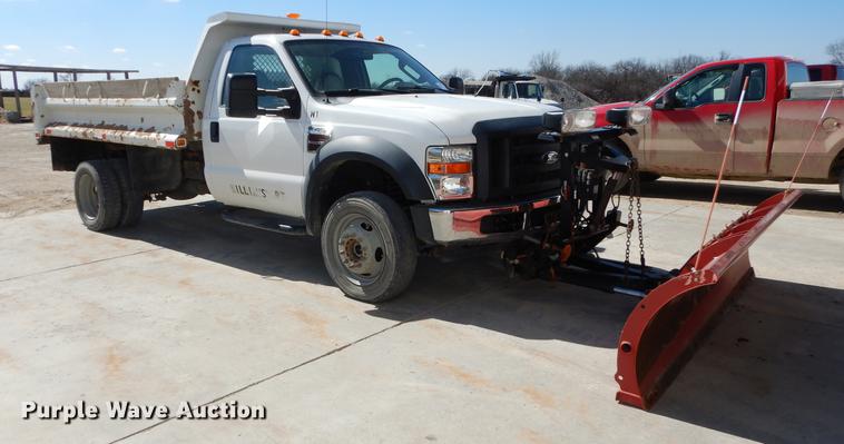 image for item DC0306 2008 Ford F450 Super Duty XL dump truck