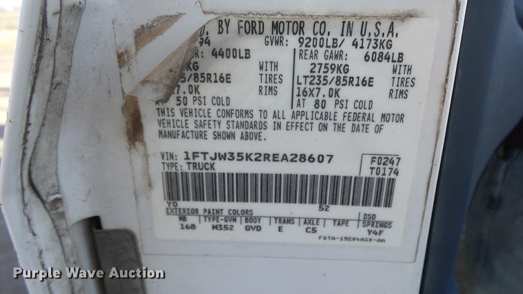 image for item DC0705 1994 Ford F350 Crew Cab pickup truck