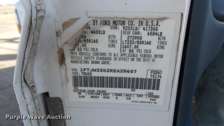 image for item DC0705 1994 Ford F350 Crew Cab pickup truck