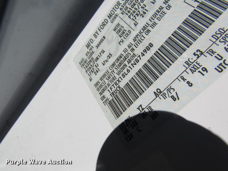 image for item DC4453 2001 Ford F150 SuperCab pickup truck