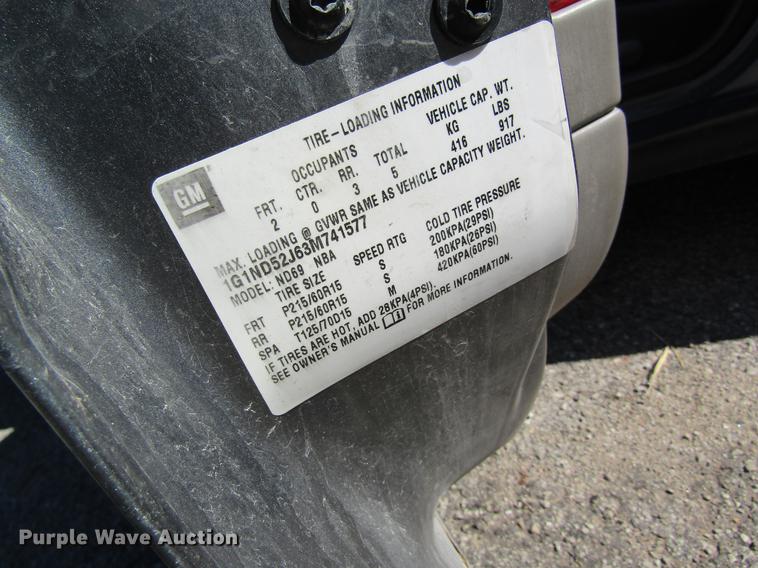 image for item DC4455 2003 Chevrolet Malibu