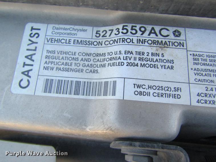 image for item DC4460 2004 Chrysler PT Cruiser